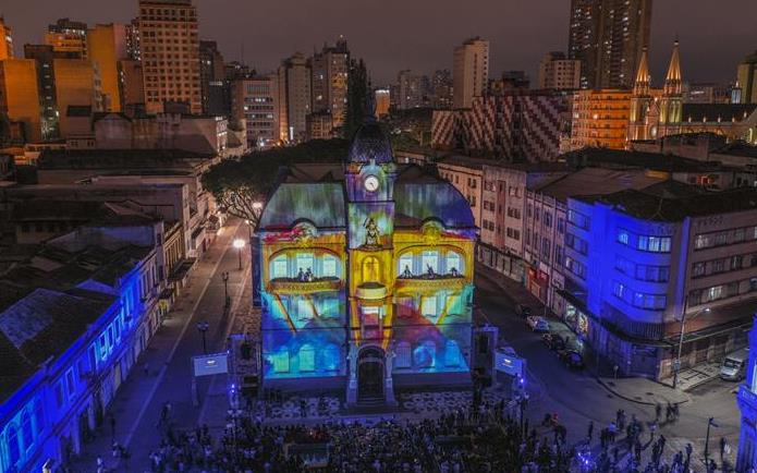 Natal de Curitiba volta ao Sesc Paço da Liberdade com show de arte e tecnologia