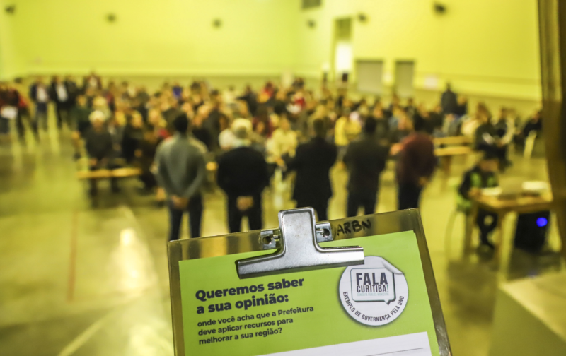 Com reuniões nos bairros, Fala Curitiba entra em nova fase na segunda-feira