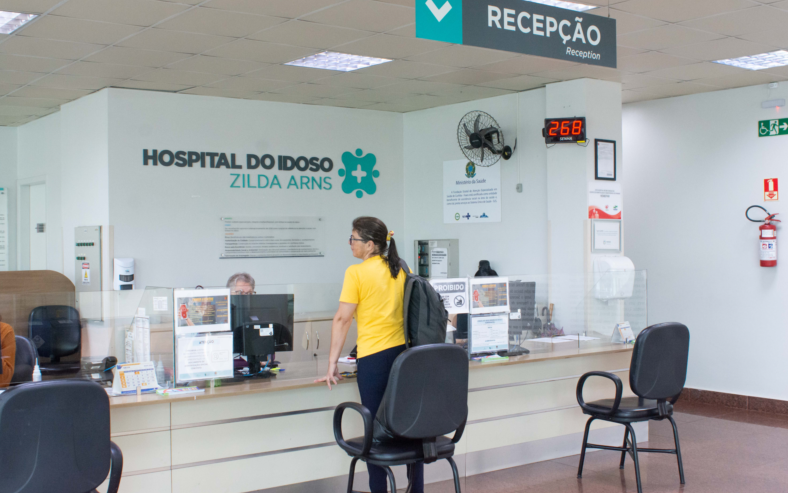 Hospital do Idoso é exclusivo para pacientes encaminhados pela Central de Leitos